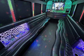 Birmingham Limo Bus Interior