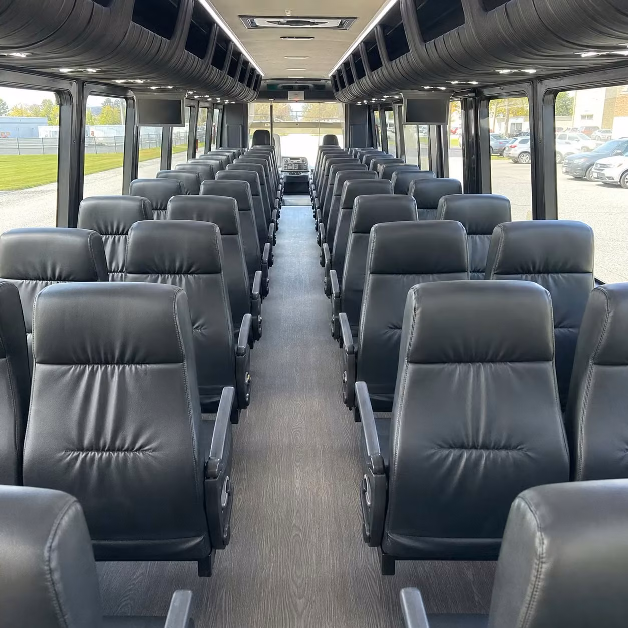 28 passenger minibus interior