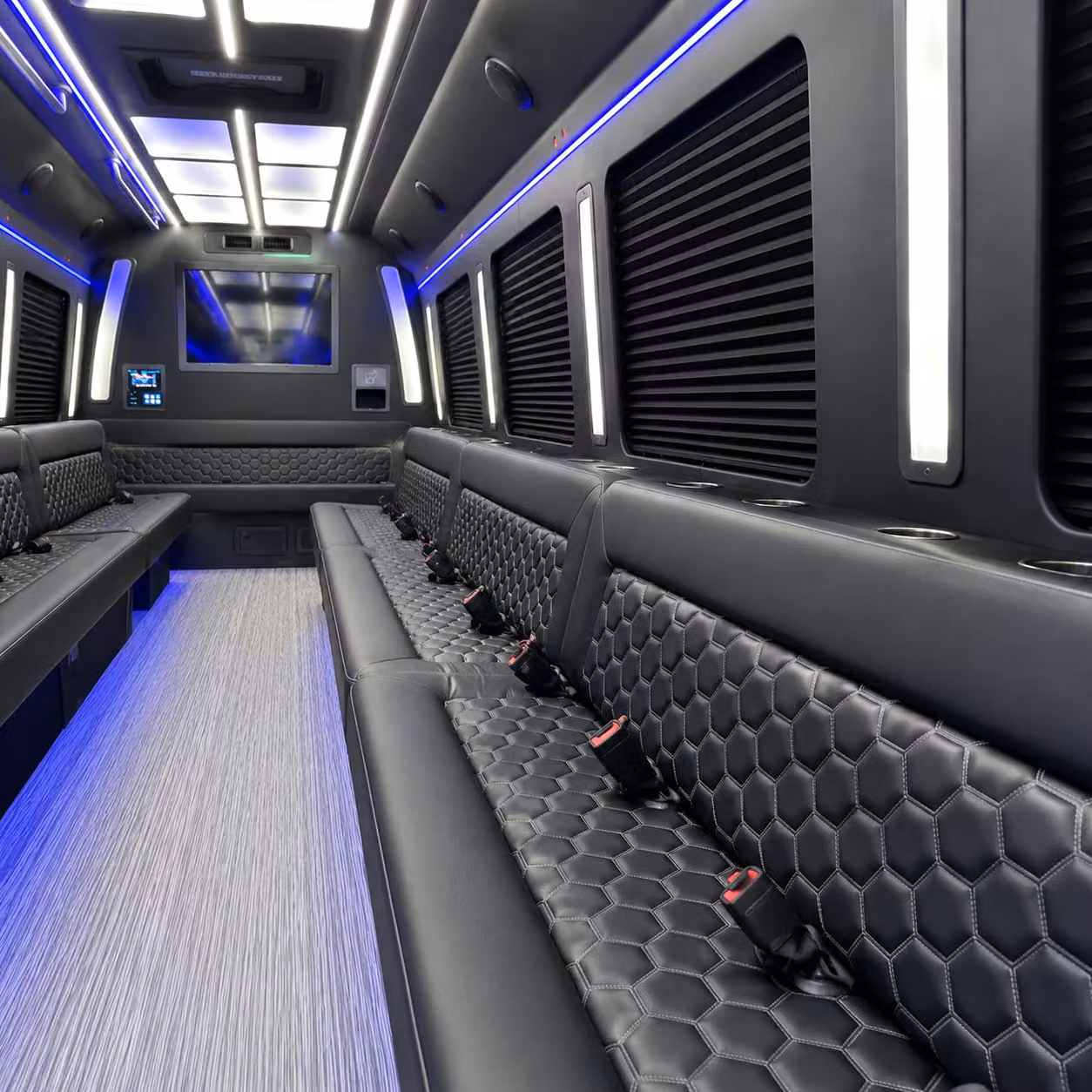 party bus interior
